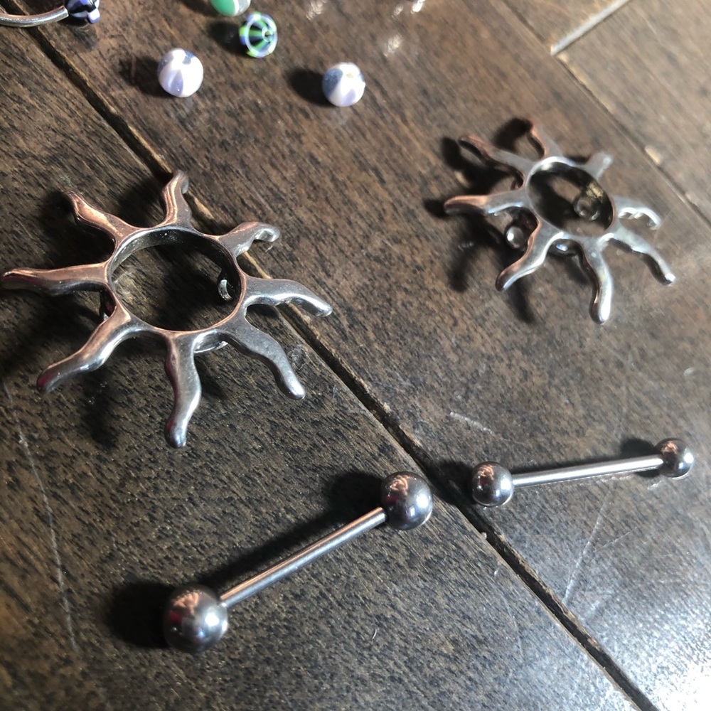 FWP! Assorted Piercing Jewelry - Nipple Ear Gauges